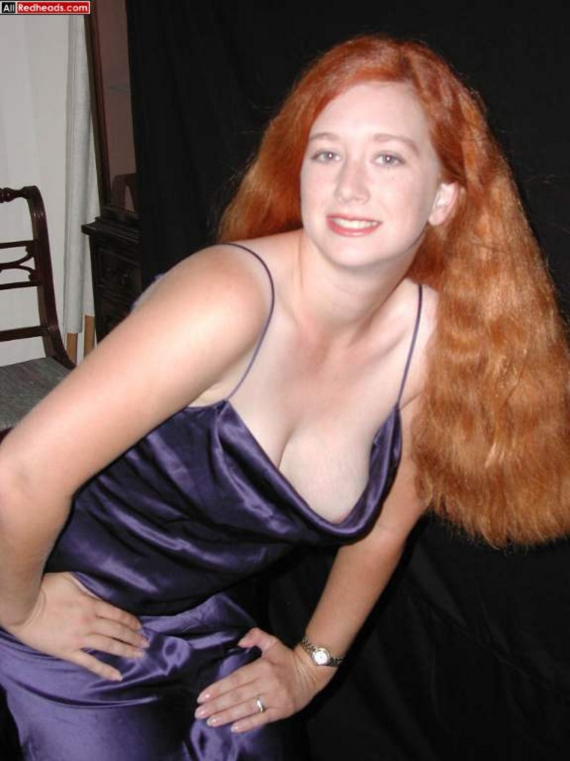 All Redheads Elizabeth Purple Lingerie